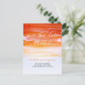 水の色モダンは日付はがきを保存 案内ポストカード (スタンド正面)