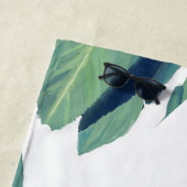 水の色モダントロピカルミセス&ミスターサマーホリデイ ビーチタオル (インサイチュ)