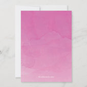 水の色モダンファーストホーリーコミュニオン招待状 招待状 (裏面)