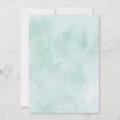 水の色モダンファーストホーリーコミュニオン招待状 招待状 (裏面)