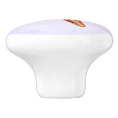 水の色モダン沿岸のビーチヒトデ貝 セラミックノブ (側面)