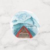 水の色モダン自然シーザワールド引用文 コンフェッティ (スモール正面)