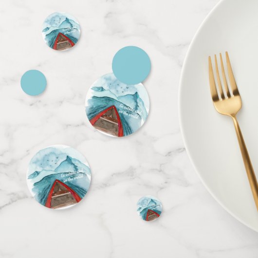 水の色モダン自然シーザワールド引用文 コンフェッティ (グループ)