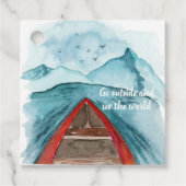 水の色モダン自然シーザワールド引用文 フェイバータグ (正面)