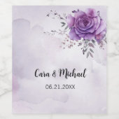 水の色モラダ結婚のワインラベル ワインラベル (シングルラベル)