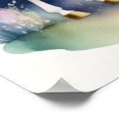 水の色ユニコーンインソフトパステルII ポスター (角)