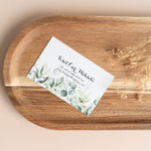 水の色ユーカリの緑結婚のウェブサイト エンクロージャーカード