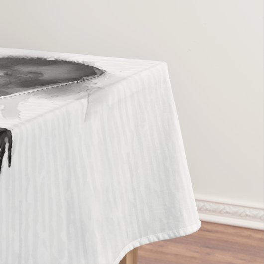 水の色ヨガ霊気一足王ピジョンポーズ テーブルクロス (インサイチュ)