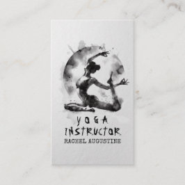 水の色ヨガ霊気一足王ピジョンポーズ 予約カード