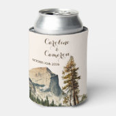 水の色ヨセミテ国立公園結婚のカリフォルニアUS 缶クーラー (缶正面)