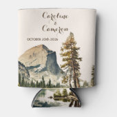 水の色ヨセミテ国立公園結婚のカリフォルニアUS 缶クーラー (正面)