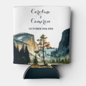 水の色ヨセミテ国立公園結婚のカリフォルニアUS 缶クーラー (正面)