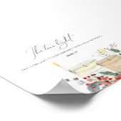 水の色ヨハネ1:9クリスマス聖書の聖句 ポスター (角)