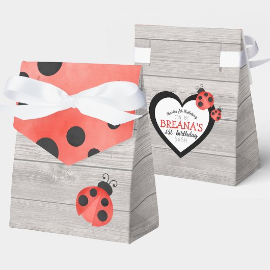 水の色ラディバグの木材誕生日治療 フェイバーボックス