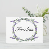 水の色ラベンダーユーカリエレガントプトゥスフィアレス 招待状 (スタンド正面)