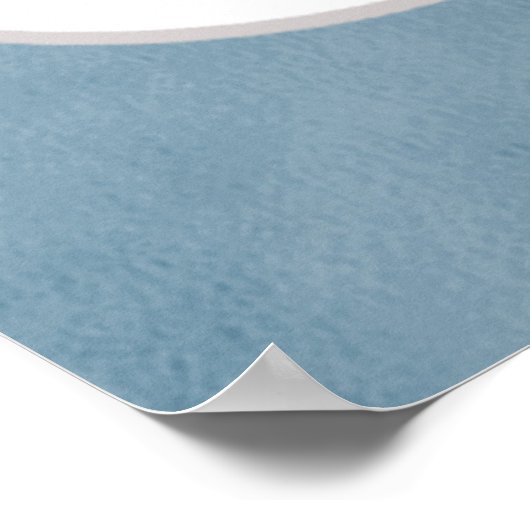 水の色ラマをテーマにした赤ちゃんシャワーへようこそ ポスター (角)