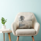 水の色ランドスケープツリーメドウ装飾用クッション クッション (椅子)