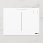 水の色リスボンポルトガルのスカイライン ポストカード (裏面)