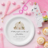 水の色リトルカボチャ赤ちゃんシャワー紙 ペーパープレート (パーティー)