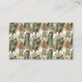 水の色リトルハンターベイビーシャワーおむつラフ エンクロージャーカード (裏面)