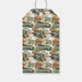 水の色リトルハンターベビーシャワー ギフトタグ (裏面)