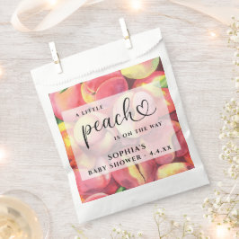 水の色リトルピーチの途中の赤ちゃんシャワー フェイバーバッグ