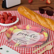 水の色リトルピーチの途中の赤ちゃんシャワー