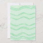 水の色リトルフィッシャーマン魚釣りベビーシャワー 招待状 (裏面)