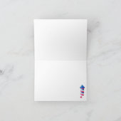 水の色リトルフィレクラッカー7月4日誕生日 カード (内部)