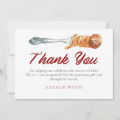 水の色リトルミートボールイタリアン サンキューカード (正面)