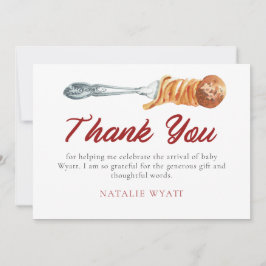 水の色リトルミートボールイタリアン サンキューカード