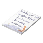 水の色ルプチプリンスザリトルプリンス ノートパッド (回転)