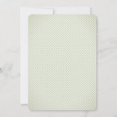 水の色レインボースターズハートベビーシャワー 招待状 (裏面)