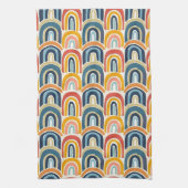 水の色レインボーズアーストーン キッチンタオル (縦)