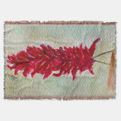 水の色レッドチリRistraニューメキシコ スローブランケット (正面)