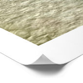 水の色レッドチリRistraニューメキシコ ポスター (角)