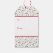 水の色レッドファームトラックホリーと明メリーるい ギフトタグ (裏面)