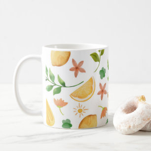 水の色レモンとポプシクルコーヒーマグ – リフレッシュ コーヒーマグカップ