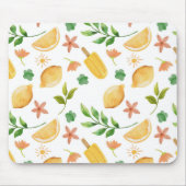 水の色レモンとポプシクルズマウスパッド – 夏 マウスパッド (正面)