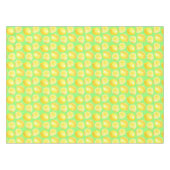 水の色レモンのパターン テーブルクロス (正面(横))