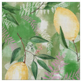 水の色レモンの果実柑橘類自然新鮮な黄色 ファブリック (クローズアップ)