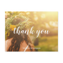 水の色レモンガーデン黄色結婚の葉書