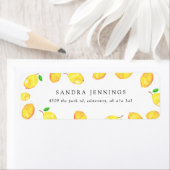 水の色レモンシエレガントッ縁どミニマルク ラベル (インサイチュ)