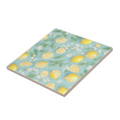 水の色レモン – ミントレモンパターン タイル (側面)