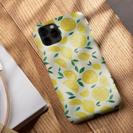 水の色レモン – 黄色と緑 iPhone 13ケース