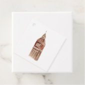 水の色ロンドンUK宛先ウェディング フェイバータグ (インサイチュ)