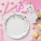 水の色ワイルドファイアブライダルシャワー ペーパープレート (パーティー)