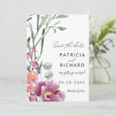 水の色ワイルドフラワーウェディング日付を保存 (スタンド正面)