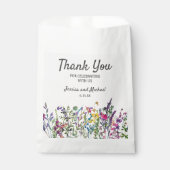 水の色ワイルドフラワークリーム結婚ズ フェイバーバッグ (正面)