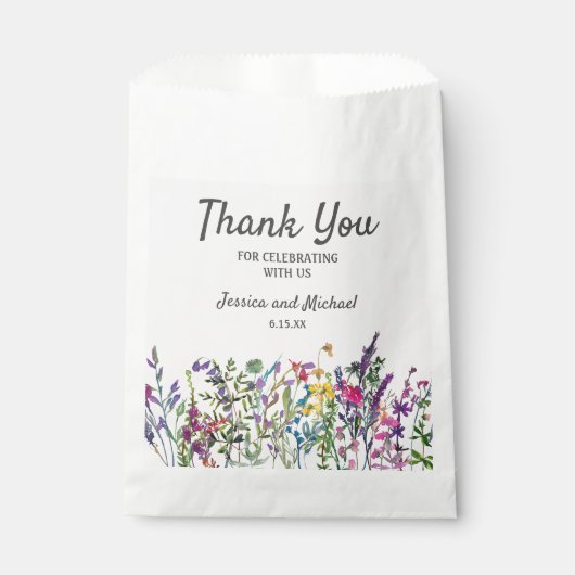 水の色ワイルドフラワークリーム結婚ズ フェイバーバッグ (正面)